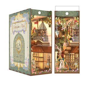 MAQUETA BOOK NOOK CON LUZ VERSOS DE SHAKESPEARE