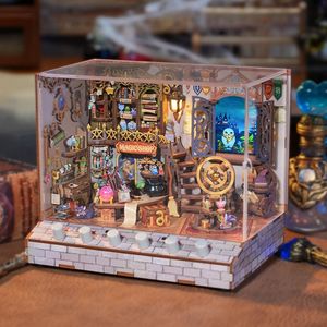 MAQUETA CON LUZ Y SONIDO TIENDA MAGICA