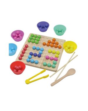 JUEGO DE CONTEO DE MADERA / CUENTAS MONTESSORI