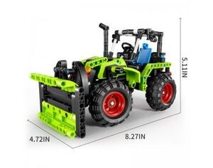 AGRICULTURA TRACTORES 2 EN 1 - 348PZAS.