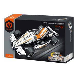 JUEGO DE CONSTRUCCION COCHE CARRERAS PULLBACK 187 PIEZAS