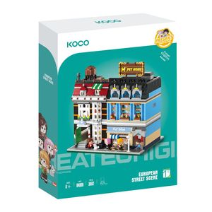 SET DE CONSTRUCCION POCKET KINGDOM - PET SHOP 3002 PIEZAS