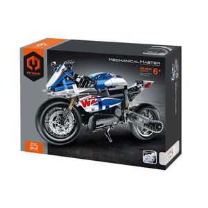 IMMASTER MOTOCICLETA AZUL 524 PIEZAS