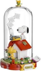 MAQUETA DE CONSTRUCCION FIGURITA SNOOPY MAQUINA DE ESCRIBIR