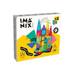 IMANIX CLASSIC 32 PIEZAS TRANSLCIDAS - JUEGO DE CONSTRUCCIN MAGNTICO
