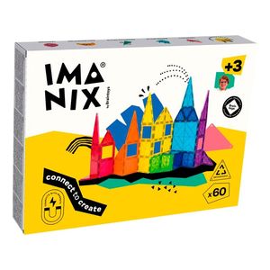 IMANIX CLASSIC 60 PIEZAS TRANSLCIDAS - JUEGO DE CONSTRUCCIN MAGNTICO