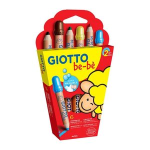 GIOTTO BEBE LAPICES CAJA 6 + SACAPUNTAS