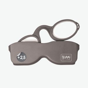 MINI GAFAS DE LECTURA GRIS + 2,5 DIOPTRIAS