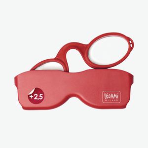 MINI GAFAS DE LECTURA ROJO + 2,5 DIOTRIAS