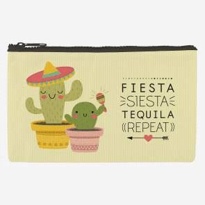 ESTUCHE CON CREMALLERA GRANDE FIESTA SIESTA TEQUILA