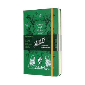 AGENDA 2020 DIARIA LARGE DE 12 MESES EDICIN LIMITADA DE ALICE IN WONDERLAND - VERDE