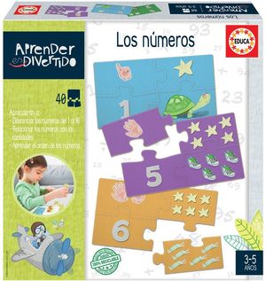 PUZZLE LOS NUMEROS 40 PIEZAS