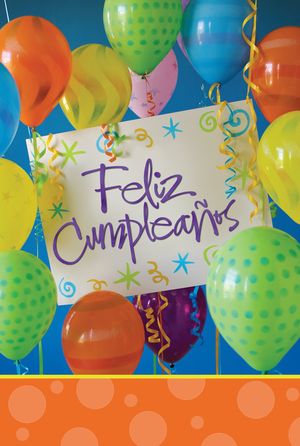 TARJETA FELICITACION GLOBOS