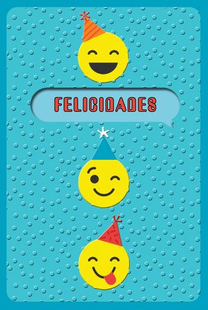 TARJETA FELICITACION SMILEYS