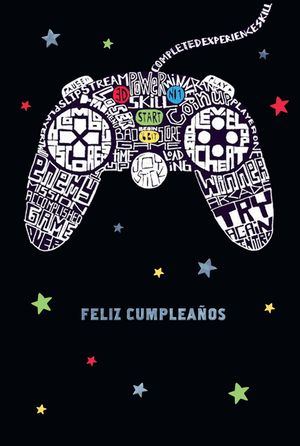 TARJETA FELIZ CUMPLEAOS JOY STICK