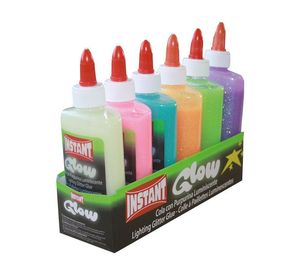 BOTE DE  COLA INSTANT 'GLOW' 180ML COLORES SURTIDOS