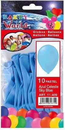 BOLSA 10 GLOBOS AZUL CELESTE