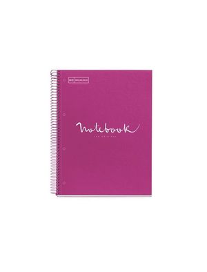 CUADERNO A4 80 H. 90 G. TAPA DURA. EMOTIONS MAGENTA 5X5. MIQUELRIUS