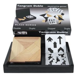 JUEGO TANGRAM DOBLE CON ESTUCHE EN MADERA