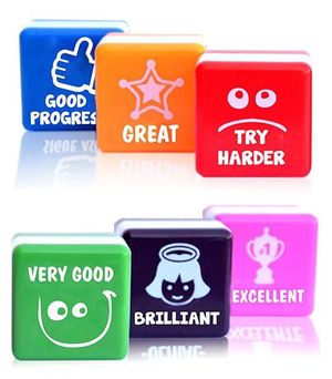 SELLO ESPECIAL PROFESORES 6 UNIDADES SURTIDAS INGLES