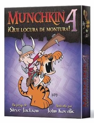 JUEGO DE MESA MUNCHKIN 4: QUE LOCURA DE MONTURA!