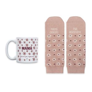 KIT TAZA + CALCETIN MAMA GRACIAS POR INSPIRARME TALLA 36-41