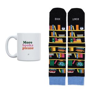 KIT TAZA & CALCETINES BOOK LOVER 36-41