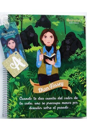 LIBRETA A4 DIAN FOSSEY: CUANDO TE DAS CUENTA DEL VALOR DE LA VIDA, UNO SE PREOCUPA MENOS POR DISCUTIR SOBRE EL PASADO