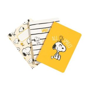 PACK 3 CUADERNOS A6 SNOOPY LAZY DAYS