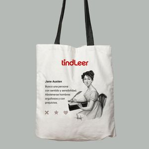 BOLSA DE TELA JANE AUSTEN POR FERNANDO VICENTE