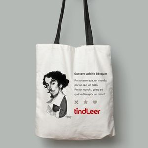 BOLSA DE TELA GUSTAVO ADOLFO BECQUER POR FERNANDO VICENTE