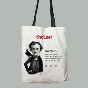 BOLSA DE TELA EDGAR ALLAN POE POR FERNANDO VICENTE