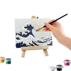 MANUALIDAD PARA PINTAR MEDIANA THE GREAT WAVE OFF KANAGAWA