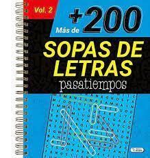MAS DE 200 SOPAS DE LETRAS PASATIEMPOS VOL 2 AZUL
