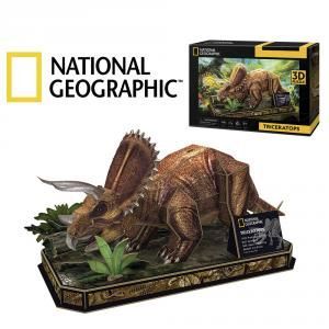 PUZZLE 3D TRICERATOPS 52 PIEZAS NATIONAL GEOGRAPHIC