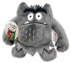 MONSTRUO DE COLORES PELUCHE GRIS(15 CM) MIEDO