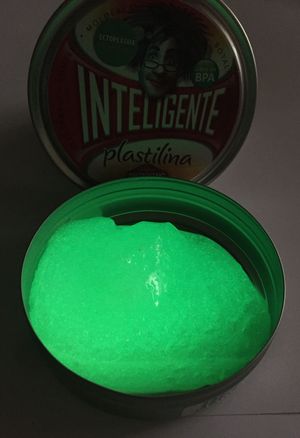 PLASTILINA INTELIGENTE ECTOPLASMA FLUORESCENTE