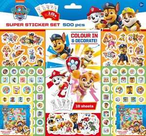 SUPER STICKER SET 500 PCS PAW PATROL