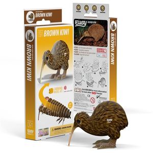 MINI PUZZLE 3D EUGY BROWN KIWI