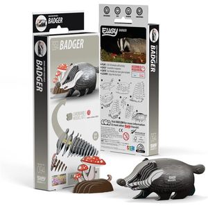 MINI PUZZLE 3D EUGY BADGER