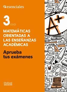 APRUEBA MATEMTICAS ACADMICAS 3. ESO. CUADERNO DEL ALUMNO.