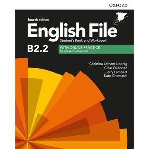 ENGLISH FILE 4TH EDITION B2.2. STUDENT'S BOOK AND WORKBOOK WITH KEY PACK