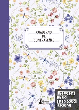 CUADERNO DE CONTRASEAS LILA