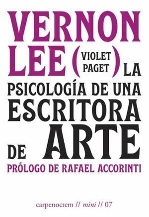 LA PSICOLOG�A DE UNA ESCRITORA DE ARTE