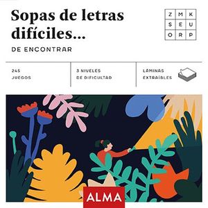 SOPA DE LETRAS DIFCILES DE ENCONTRAR (CUADRADOS DE DIVERSIN)