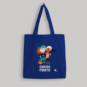 BOLSA TELA CHICAS PIRATA AZUL