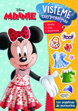 MINNIE. VSTEME CON PEGATINAS