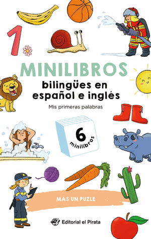 MINILIBROS BILING�ES EN ESPA�OL E INGL�S - MIS PRIMERAS PALABRAS