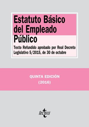 ESTATUTO BSICO DEL EMPLEADO PBLICO 2016