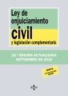 LEY DE ENJUICIAMIENTO CIVIL Y LEGISLACIN COMPLEMENTARIA 2018